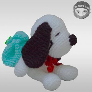 snoopy con mochila