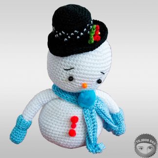 Amigurumi Muñeco de Nieve Frosty