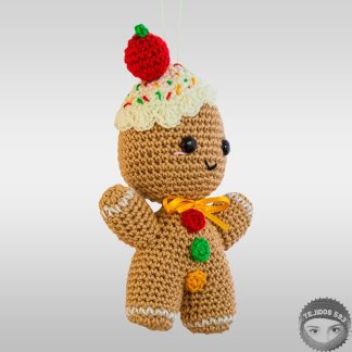 Amigurumi Hombre Jengibre Navideño